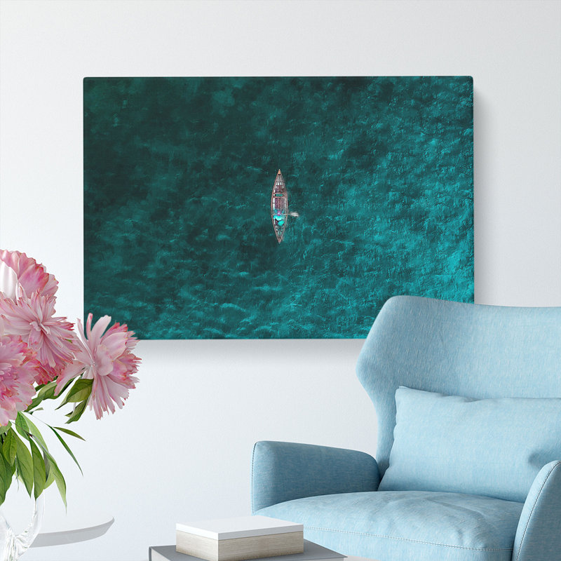 High Above The Boat - Wrapped Canvas, 35cm H x 50cm W x 3cm D