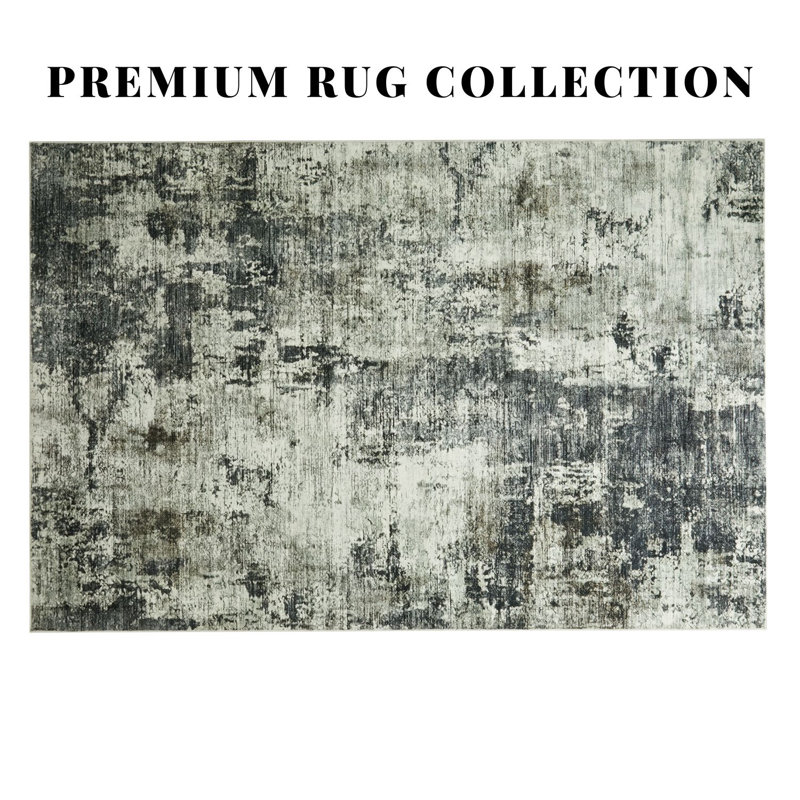 Aspire Homeware Modern Abstract Area Rug, Runner 60 x 110 cm