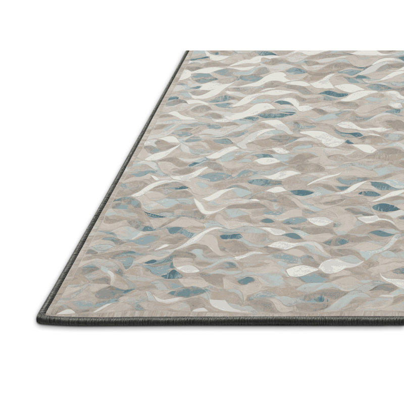 Silky Soft Plush Gray Area Rug, Square 8'