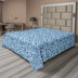 Dark Sky Blue/White Floral