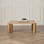 Table basse en bois massif Wabi-sabi-110238981