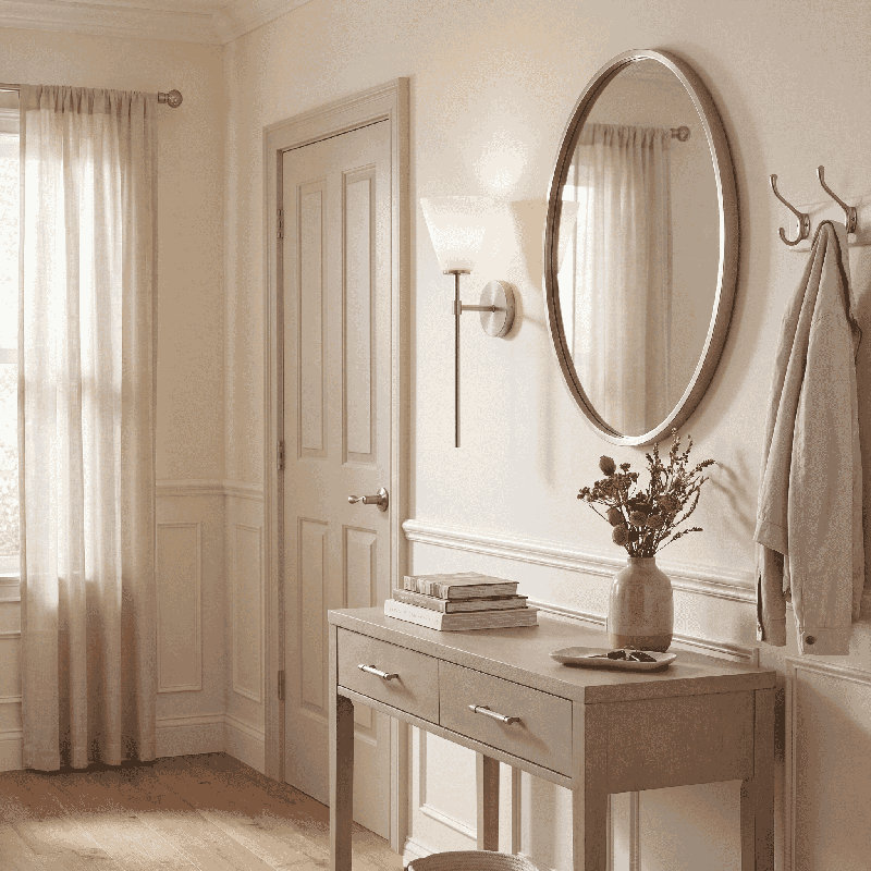 Blair 1-Light Wall Sconce in Polished Nickel, Polished Nickel