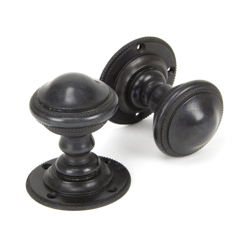 Brockworth Passage Door Knob, Aged Bronze