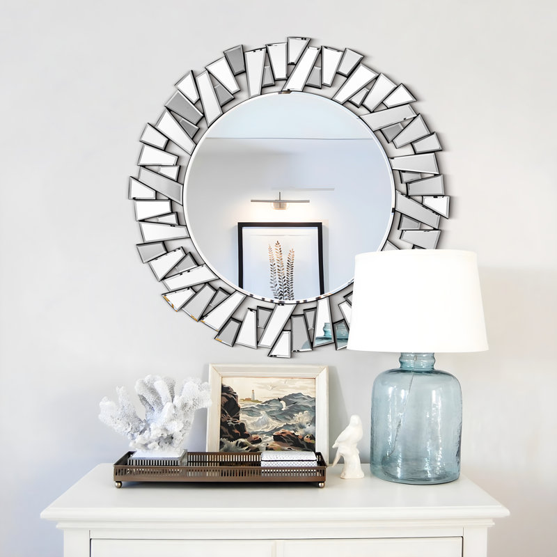 Miroir de salle de bain rond, 40" x 40"