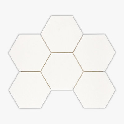 Thassos 12.5" x 14.5" Marble Mosaic Wall & Floor Tile