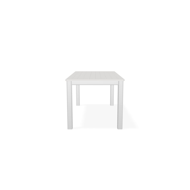 Robinett Rectangular Outdoor Coffee Table , 42'' in. W 21'' in. D, Bright White, Bright White