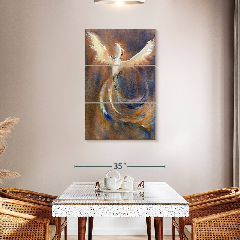 Rising Phoenix, 45" H x 28" W