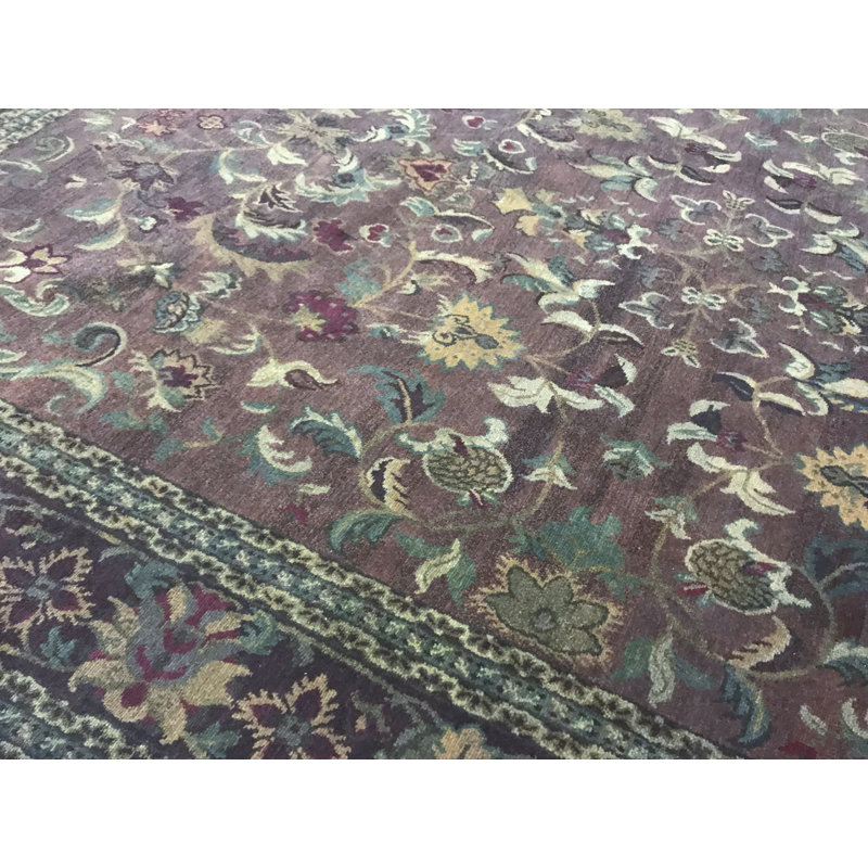 Tapis rouille de haute qualité noué à la main