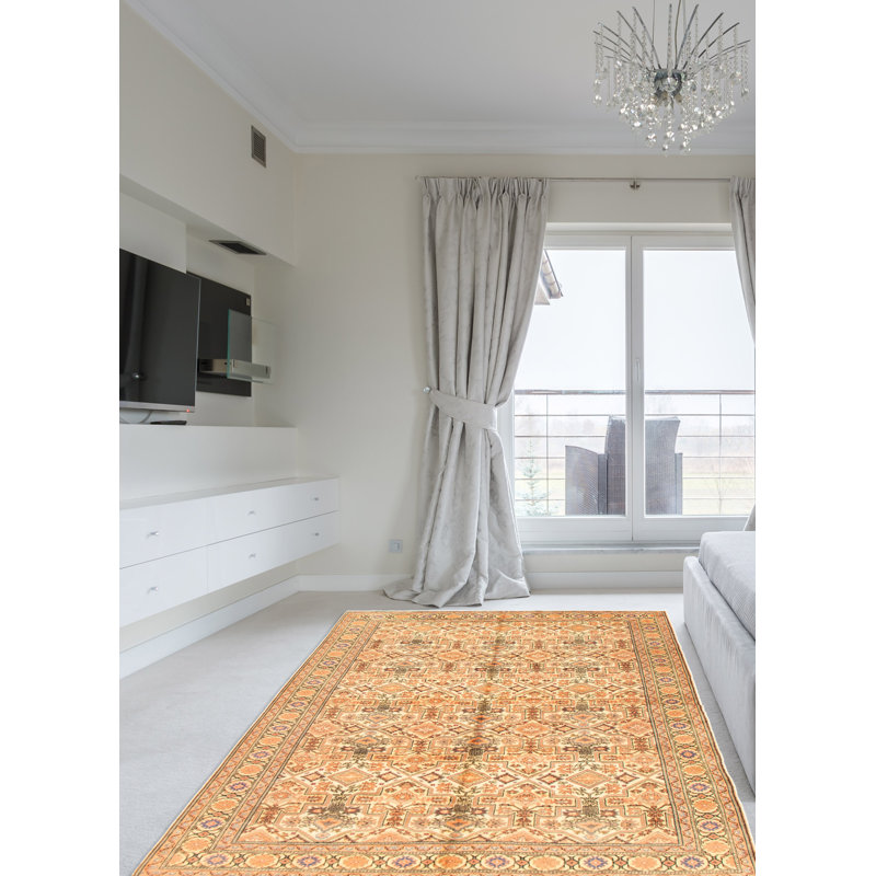 Gunnbjörn One-of-a-Kind 6'8" X 9'8" 1990s Wool Area Rug in