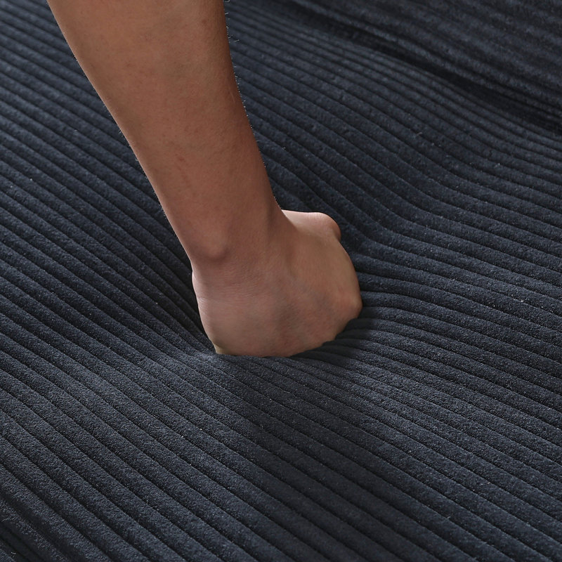 Canapé-lit polyvalent en velours côtelé qui s'adapte sans effort au salon, à l'appartement et à la chambre à coucher avec changement de forme flexible