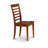 5 Piece Dining Room Set Includes a Round Kitchen Table with Pedestal and 4 Dining Chairs, Mahogany-870972361-920316424