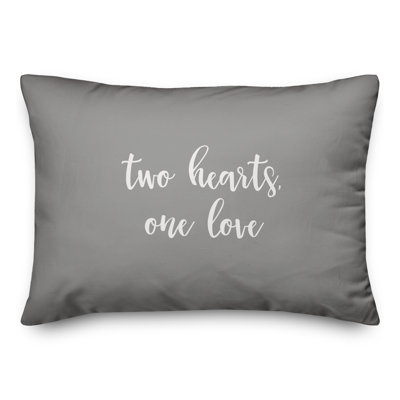  Coussin Two Hearts One Love