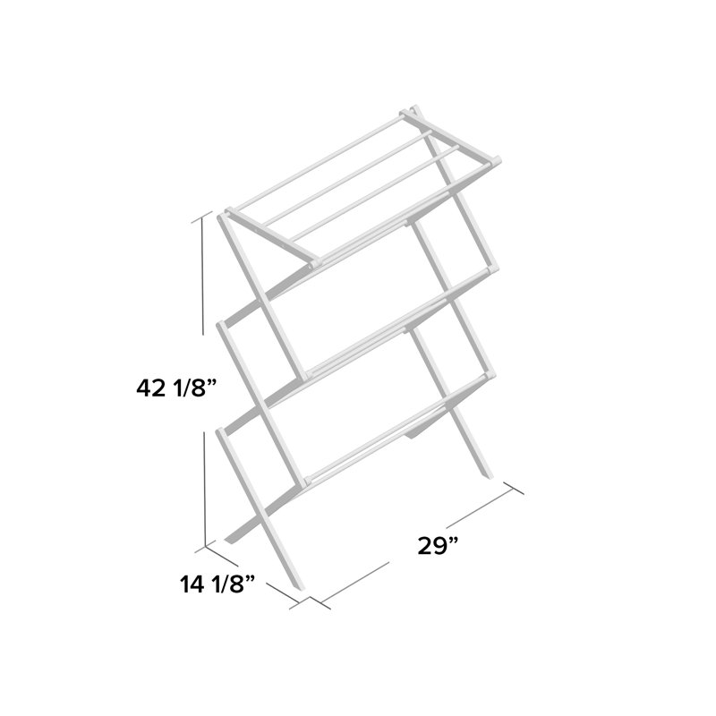 Bamboo Foldable Accordion Drying Rack