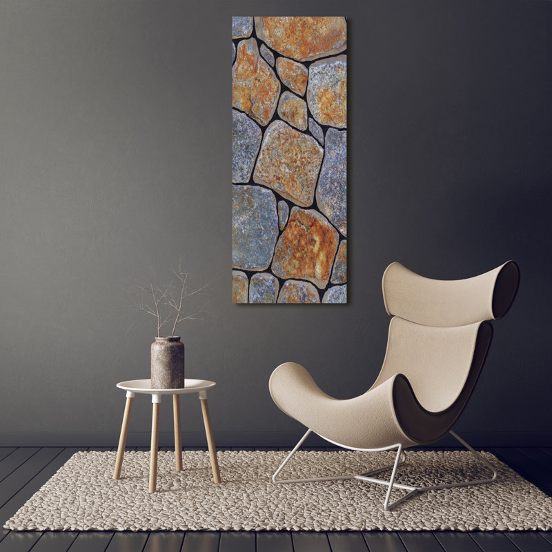 Stones Background - Wrapped Canvas Print