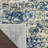 Burnie Oriental Blue/Ivory Area Rug-23754492