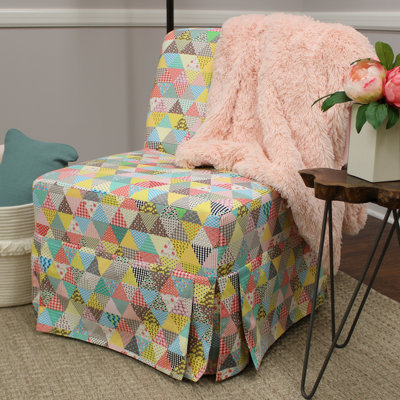 Hentz 24" Wide Polyester Slipper Chair