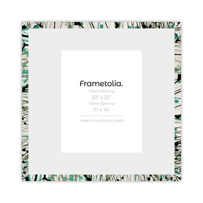Metro Fade Splash Narrow Wall Frame - Wide Mat