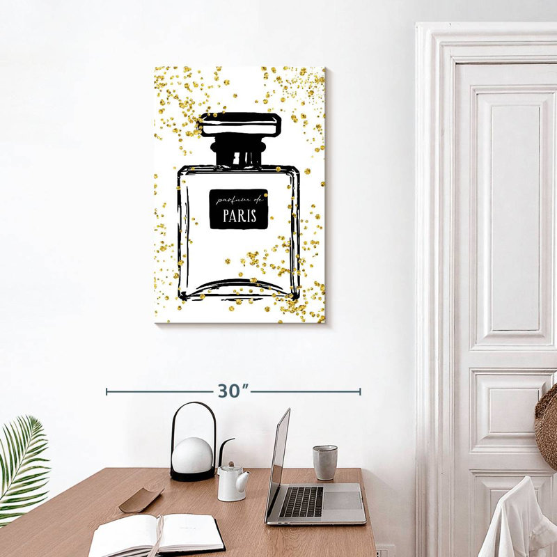 Senne Glitter Perfume I, 30" H x 20" W