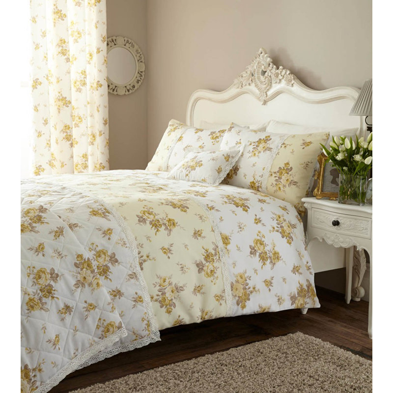 Annabella Cotton Lumbar Cushion, Lemon