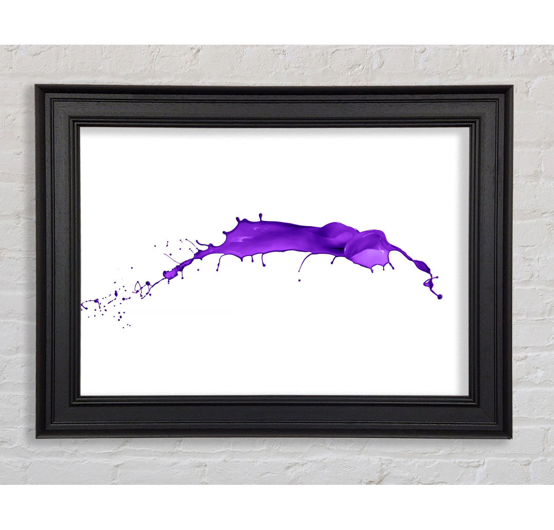 Wandbild Purple Splash