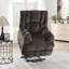 Fauteuil inclinable électrique Pacay en chenille avec fonction de levage, de chauffage et de massage