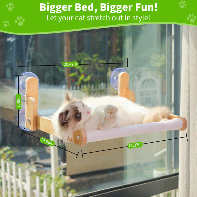 Wood Hammock Pet Bed