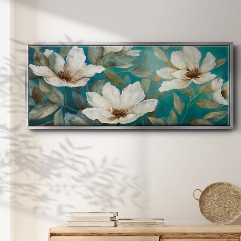 Toile encadrée Shade of Blue, H 12 po x l 30 po