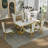 18.5'' H Faux Leather Upholstered Parsons Chair