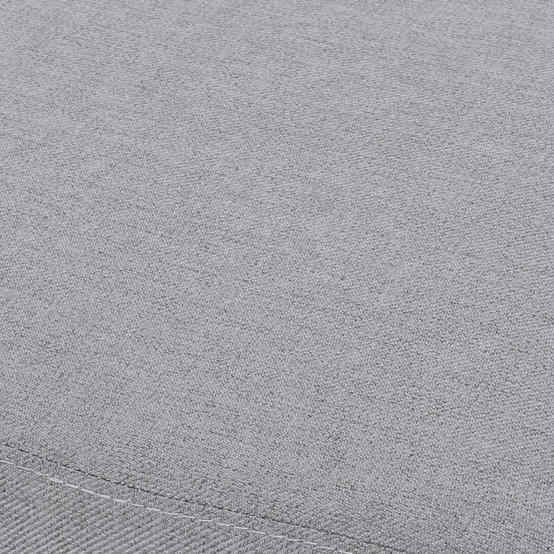 Tabouret de comptoir 2 kd sans dossier, gris. Coussin de siège en tissu doux, fabrication en bois. Améliore la maison. P 15,78 po x l 18,17 po. H 26,9 po. Pieds robustes.