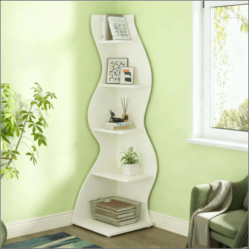 Support pour plante à 5 niveaux, Blanc