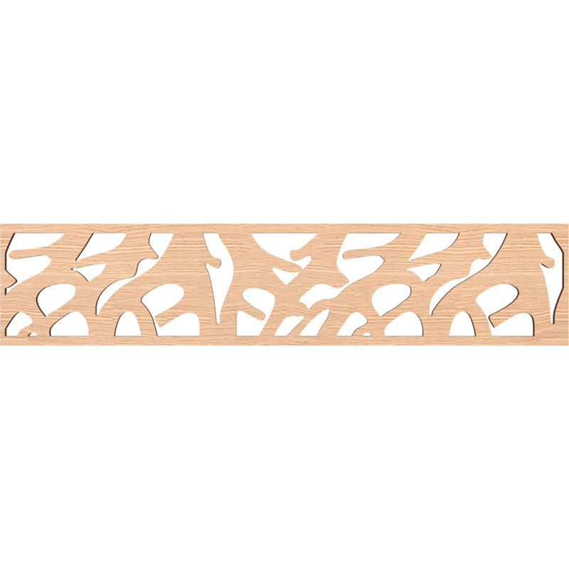 Moulure Manton, H 10 po x l 46,75 po x P 0,375 po, Chêne rouge