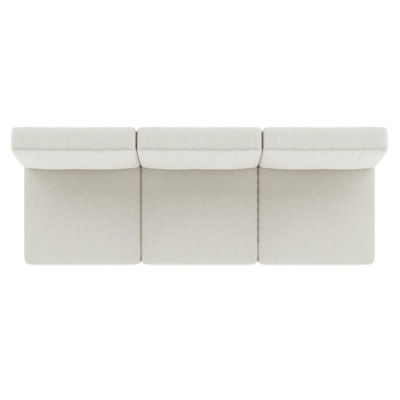 Aldin Sunbrella® Outdoor Sofa Seat / Back Cushion, Sunbrella Bliss Linen