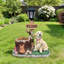 Statue de jardin Labrador