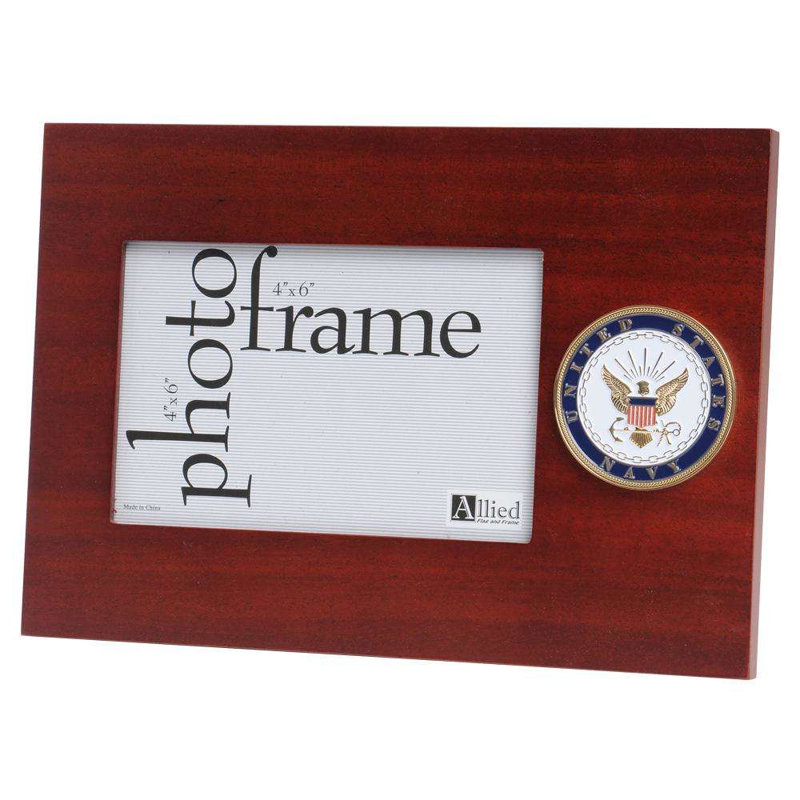 Cadre photo de bureau médaillon Kaiya, U.S. Navy