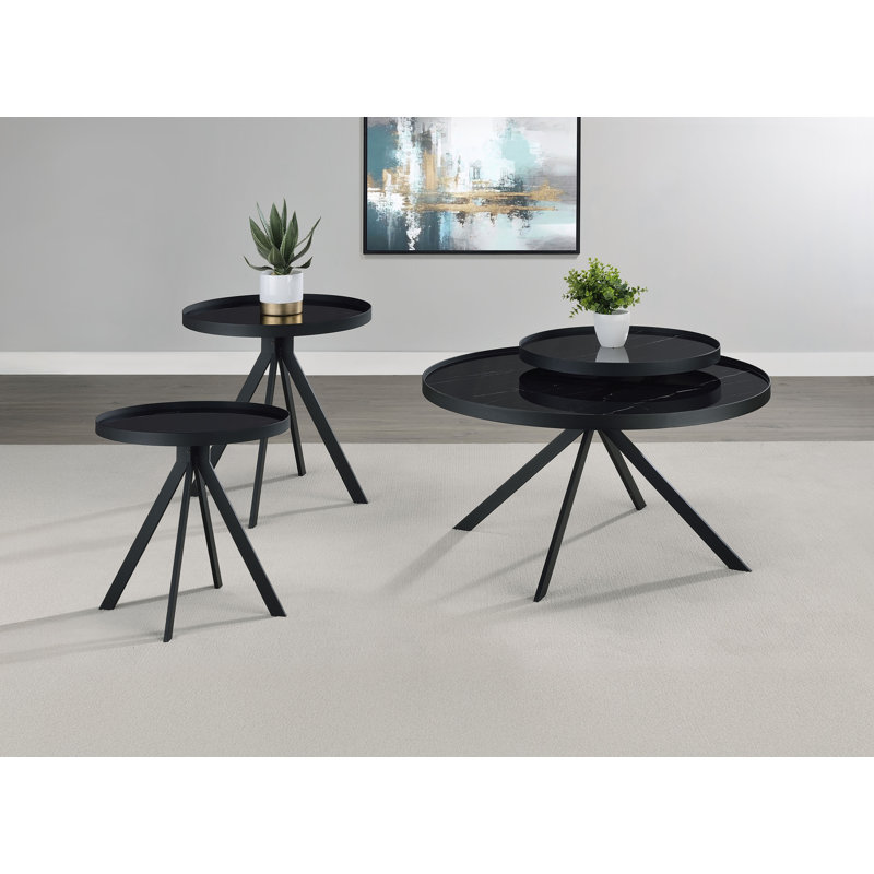 Ensemble de tables basses 3 pièces Hearn