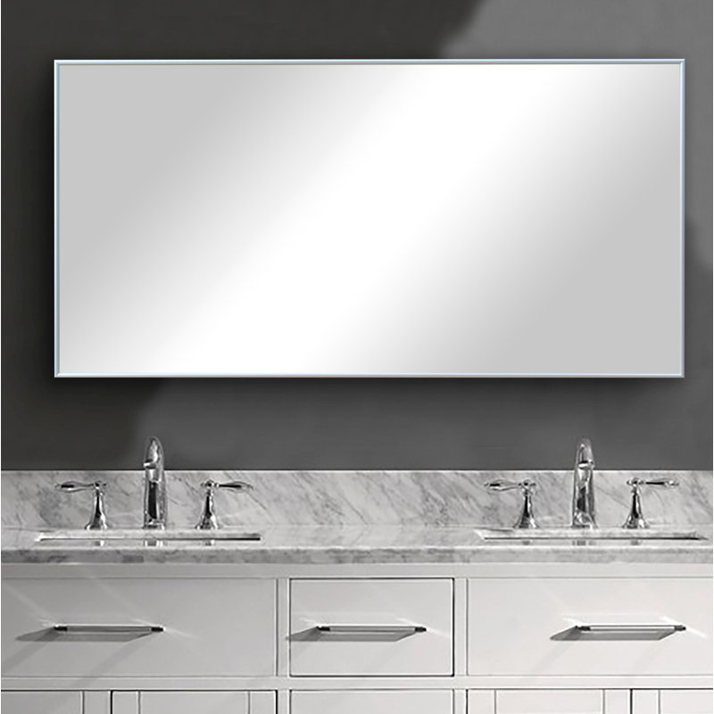 Derosier Metal Flat Wall Mirror, 66.63" H x 33.63" W