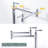 Deck Mount Pot Filler Faucet with 2 Handle-90282435