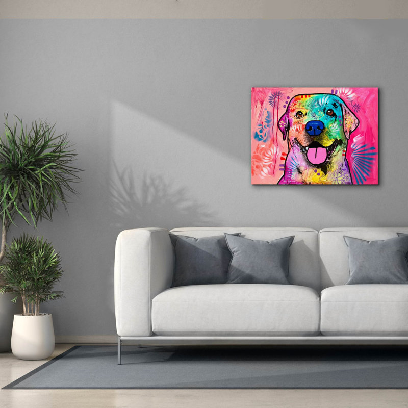  «I Love Being Part Of The Team» par Dean Russo, art mural sur toile, 34 po x 26 po, H 26 po x l 34 po