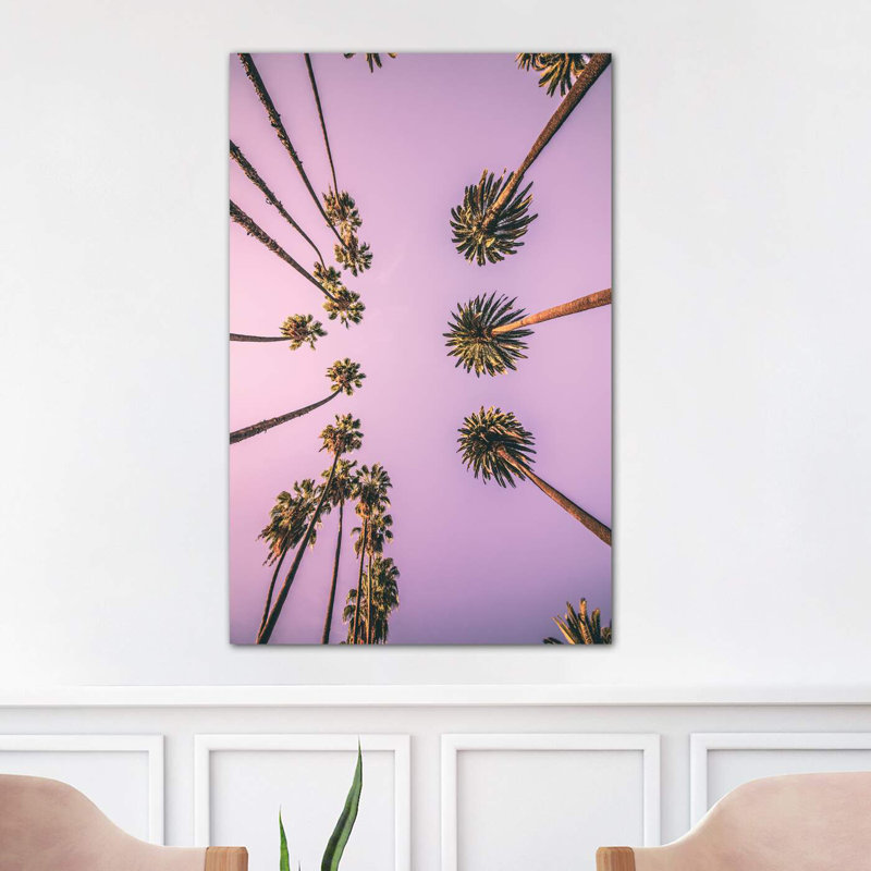 Palm Boulevard by Honeymoon Hotel - Wrapped Canvas Print, 101.6 cm H x 66.04 cm W x 1.91 cm D