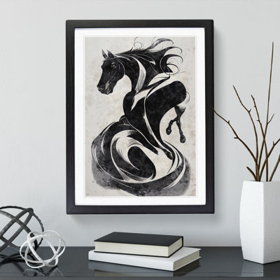 XV1022-2648X Magnificent Horse Art No.2 Abstract - Single Picture Frame Print