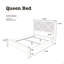 1pièce grand lit en bois X-Design HB
