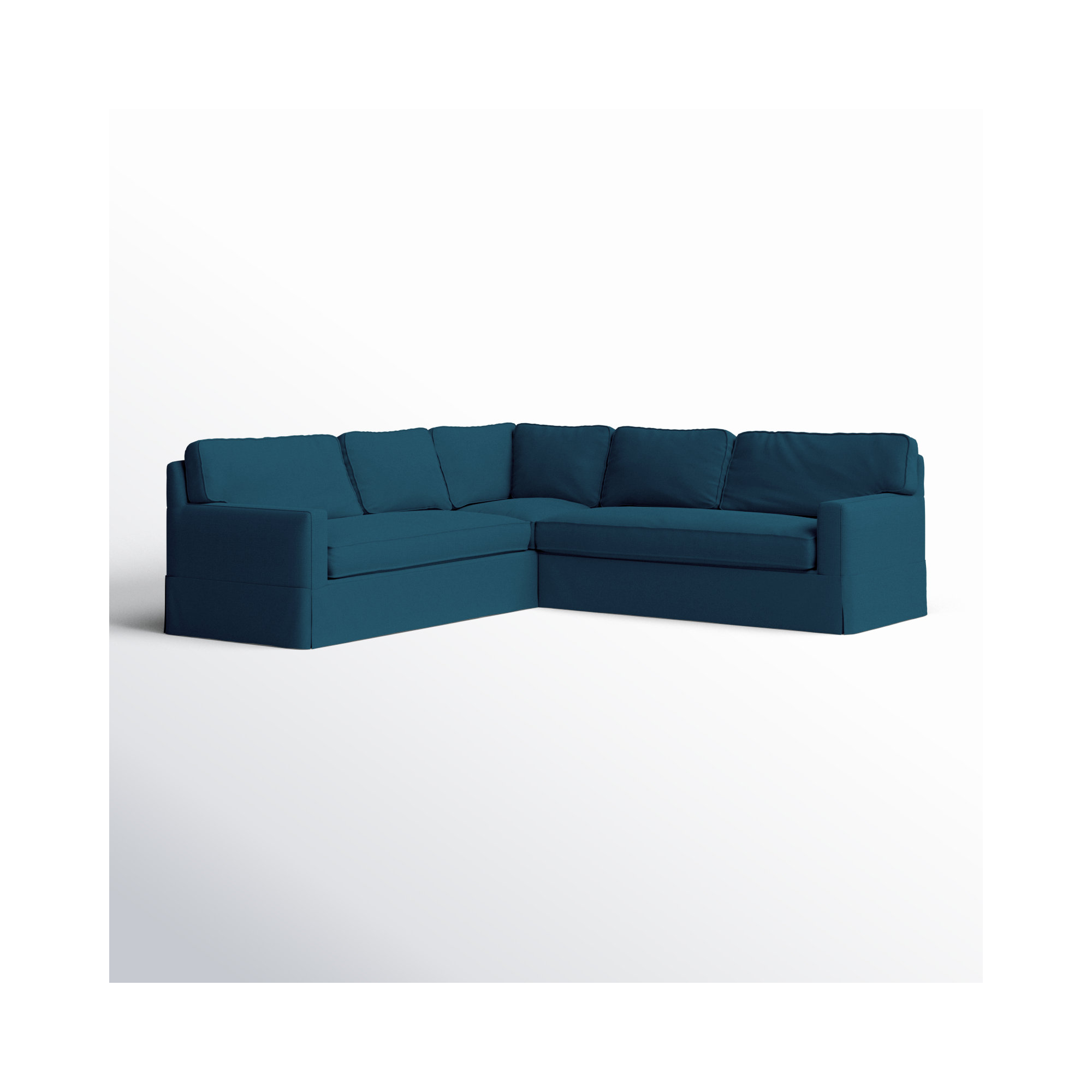 Taylor Upholstered L-Sectional, Bayou Midnight Canvas