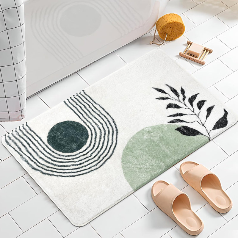 Tapis de bain Boho pour tapis de bain antidérapant pour salle de bain