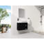 Meuble-lavabo mural de 28 po avec lavabo en céramique blanche et porte à fermeture en douceur | Idée de cadeau-754960087-754960081