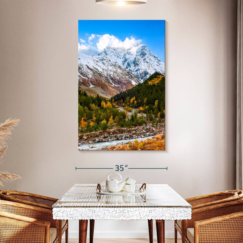 Alvord Swiss Alps Autumn, 51" H x 34" W