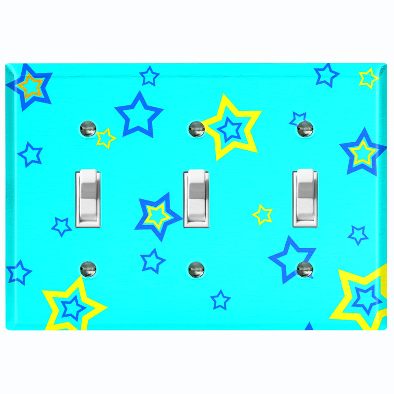 Plaque murale 3 lumières Star
