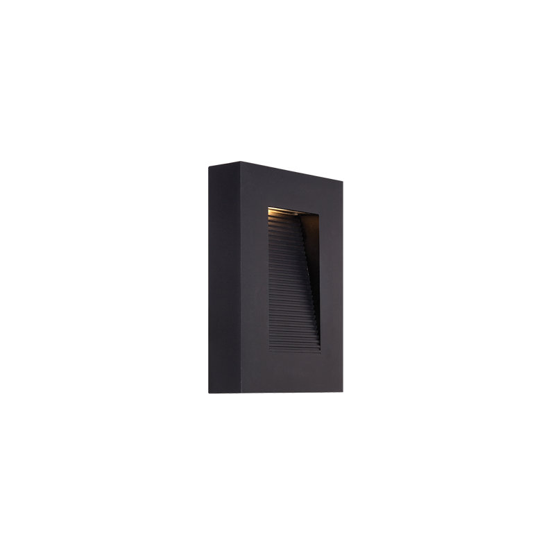 Plafonnier encastré d'extérieur à 3 ampoules H 10 po Urban, Noir