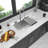 33X22 Inch Kitchen Sink Drop In 18 Gauge Stainless Steel 33" Single Bowl Topmount Kitchen Sink Basin
