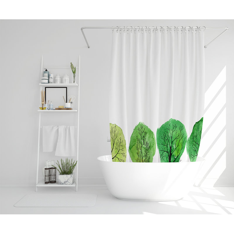 Elizzabeth Polyester Shower Curtain