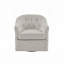 Fauteuil pivotant rembourré sans assemblage requis